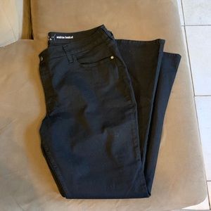 Black flare jeans